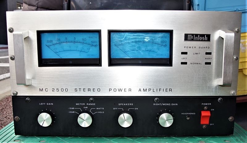 Mcintosh MC2500 定価145万円 m0a622 - オーディオ機器 Mcintosh MC2500 定価145万円 m0a622 - オーディオ機器