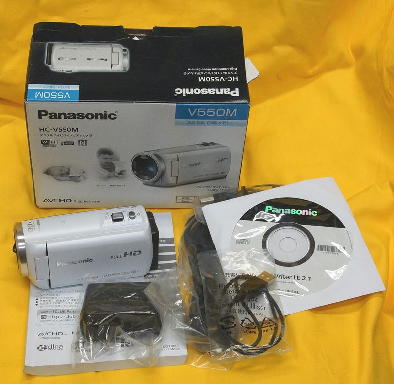 パナソニック Panasonic HC-V550M ハイビジョンビデオカメラ
