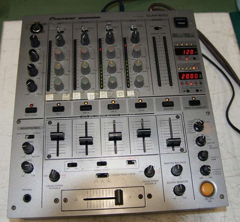 パイオニア Pioneer DJM-600 プロフェショナルDJミキサー