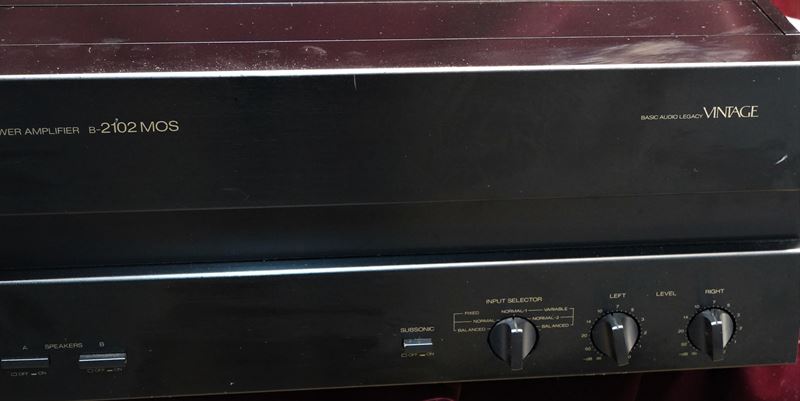 SANSUI B-2102MOS VINTAGE パワーアンプ　　ジャンク