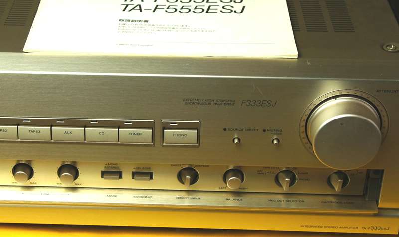 ソニー SONY TA-F333ESJ プリメインアンプ